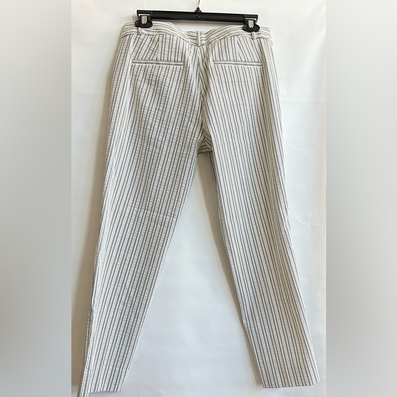 NWOT. Banana Republic Pants Women’s 6 Sloan Cropped Striped - Picture 2 of 10